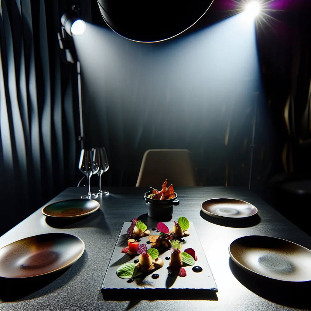 Fine dining fogások művészi tálalással a RGO-ban.